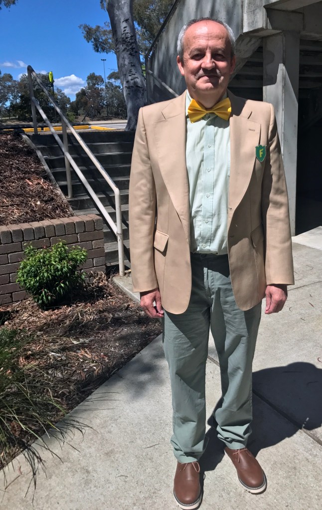 Mike Wheeler as Head Chancellor Whelling from Uni Man (2017)