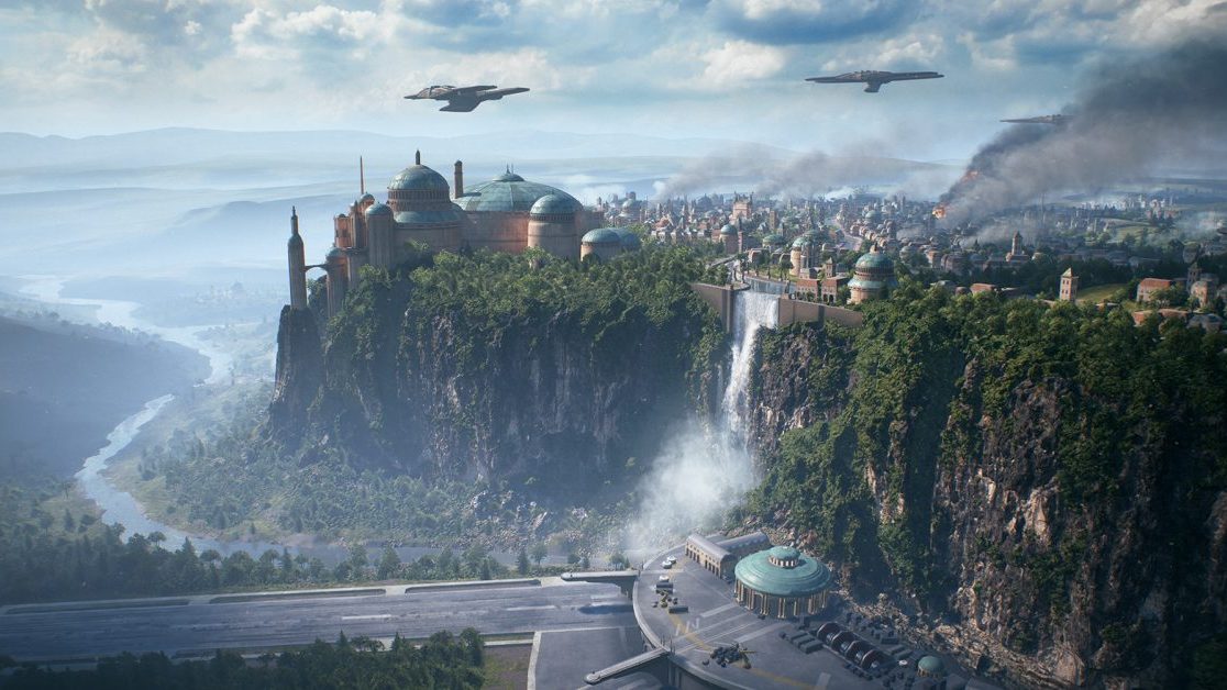 Planet Naboo from Star Wars Episode I: The Phantom Menace