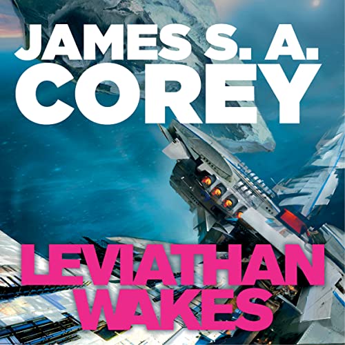 The book cover for Leviathan Wakes - the first book in The Expanse novel series